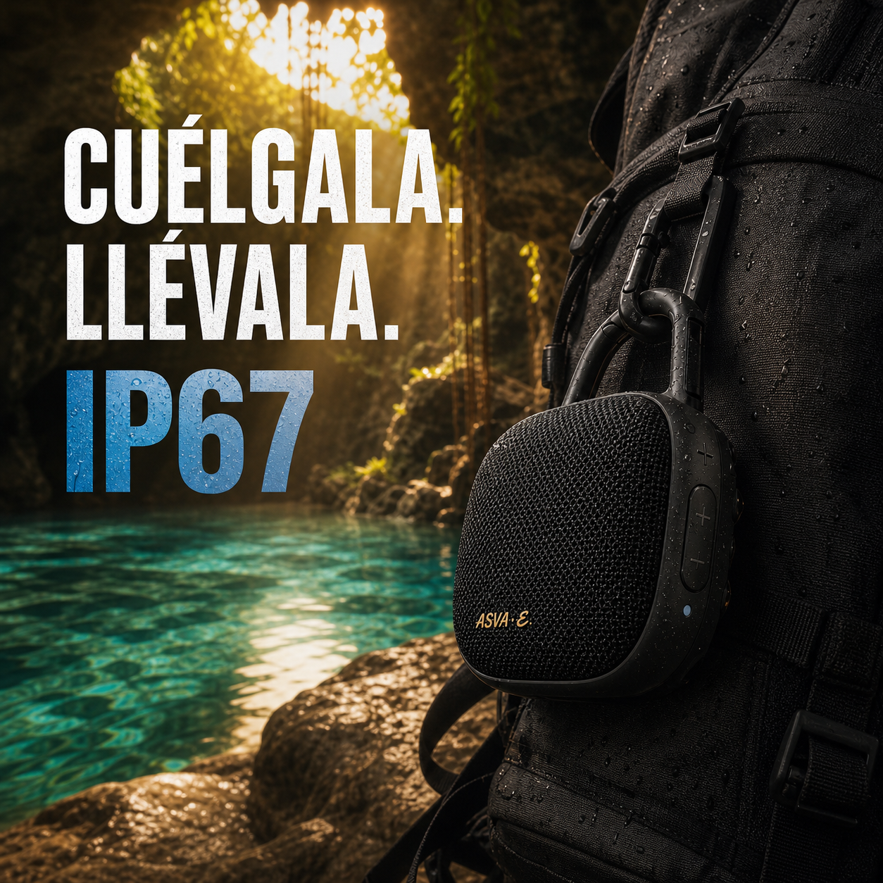 Clip 5 con mosquetón e IP67